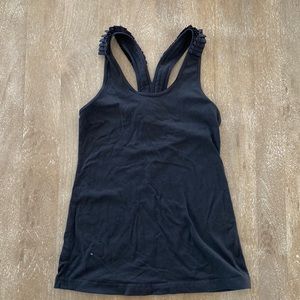 Lululemon racer back tank w ruffle